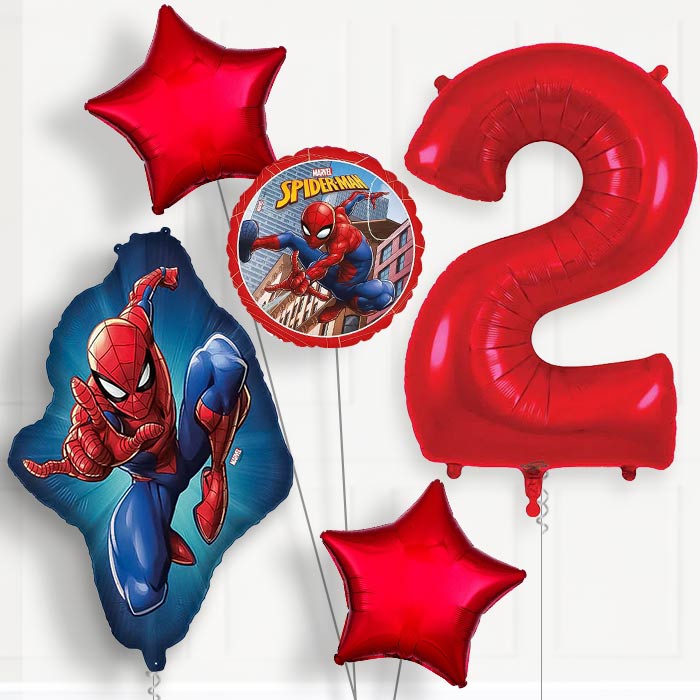 Ultimate Spiderman 2nd Birthday Balloon Package | Party Save Smile