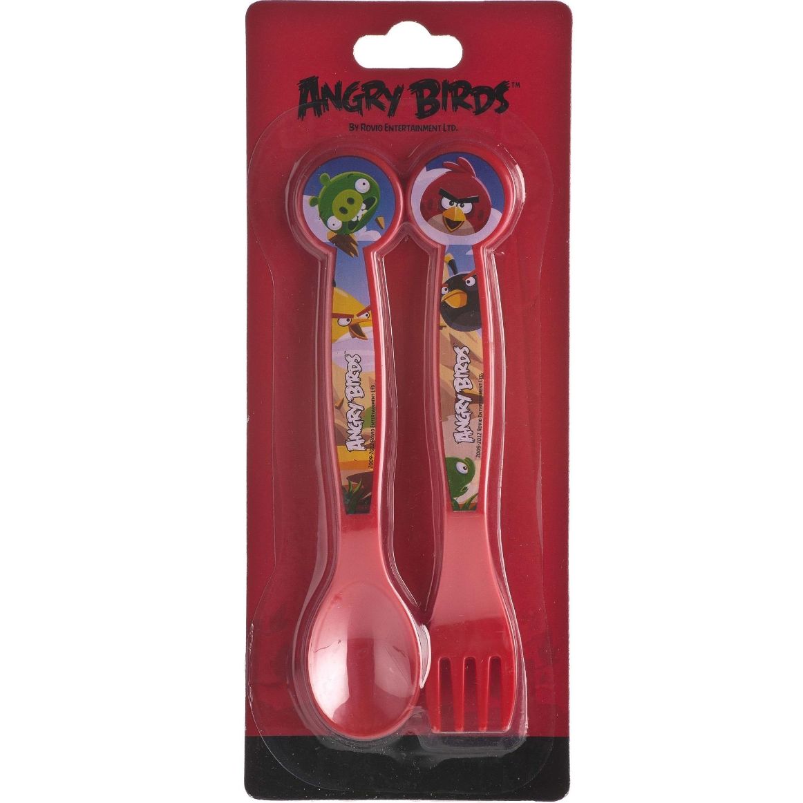 Angry Birds Cutlery: Fork and Spoon Dinner Set | Party Save Smile