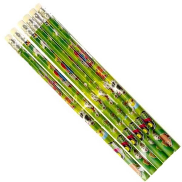 Farm Pencils Party Bag Filler Pack of 6 | Party Save Smile