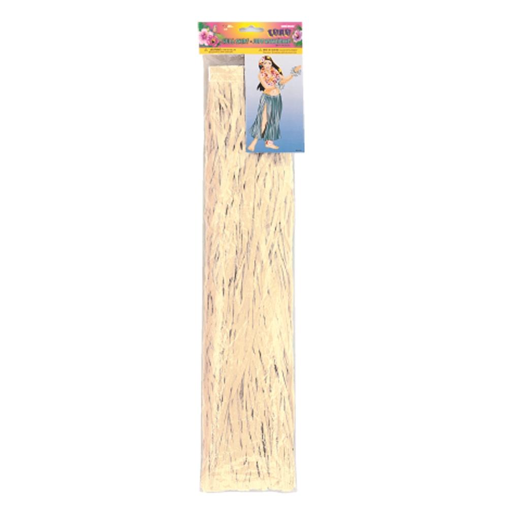 Natural Grass Hula Skirt: Hawaiian Party Accessory | Party Save Smile