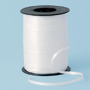 White Curling Ribbon 500 yards