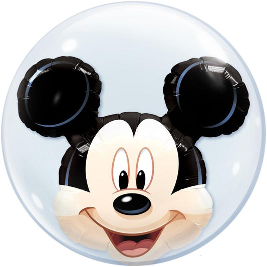 Mickey Mouse 22 inch Qualatex Double Bubble Party Balloon | Party Save Smile