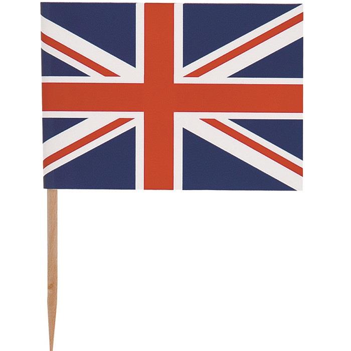 Union Jack Flag Picks: British Food Picks | Party Save Smile