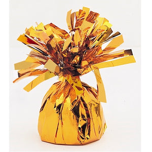 Frilly Orange Balloon Weights 175 grams