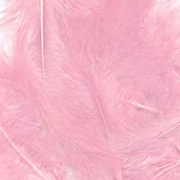 Baby Pink Feathers for Craft 8 grams | Party Save Smile
