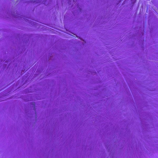 Purple Feathers for Craft 8 grams | Party Save Smile