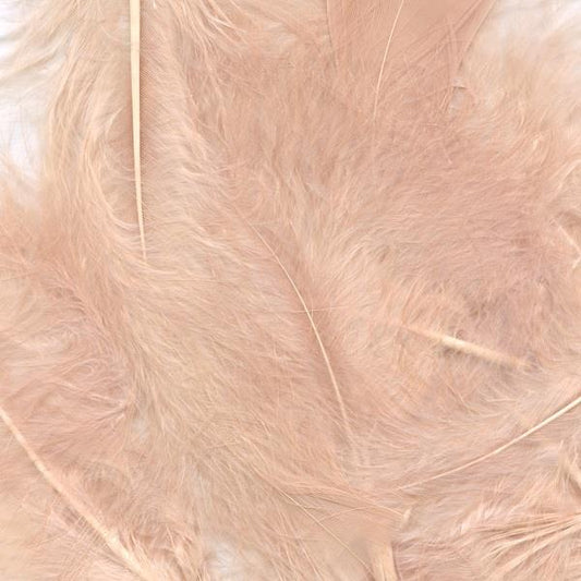 Rose Gold Feathers for Craft 8 grams | Party Save Smile