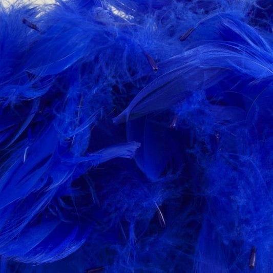 Royal Blue Craft Feathers 50 grams | Party Save Smile