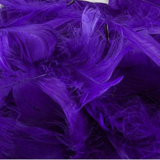 Purple Craft Feathers (50 grams) | Party Save Smile