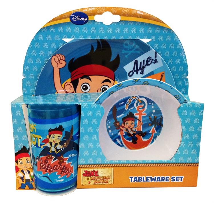 Jake Neverland Pirates Tumbler Bowl Plate Set | Party Save Smile