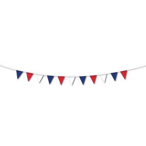 Union Jack Bunting 3 Colour Triangles