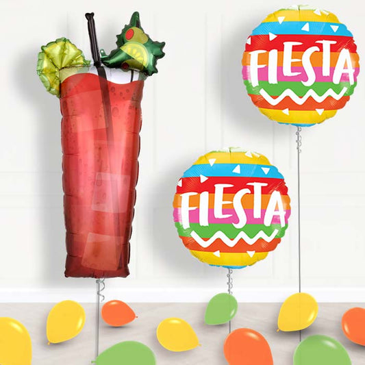 Summer Themed Bloody Mary Cocktail Balloon Package - Balloon Package | Party Save Smile