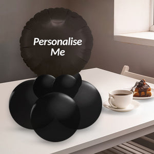Black Balloon Table Centrepiece