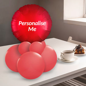 Red Balloon Table Centrepiece