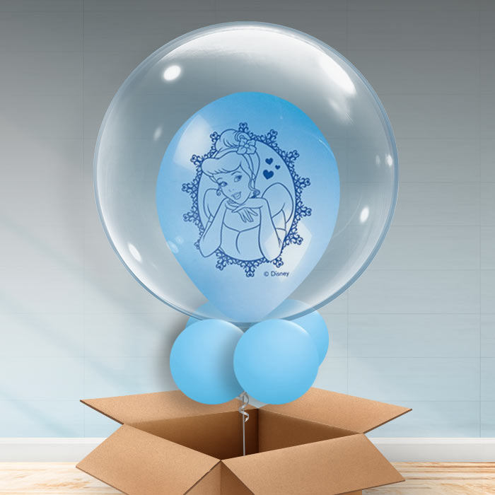 Disney Princess Cinderella Personalisable Bubble Balloon - Bubble Balloon | Party Save Smile