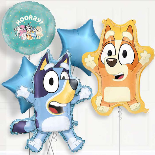 Bluey and Bingo Deluxe Helium Balloon Package - Deluxe Helium Balloon Package | Party Save Smile