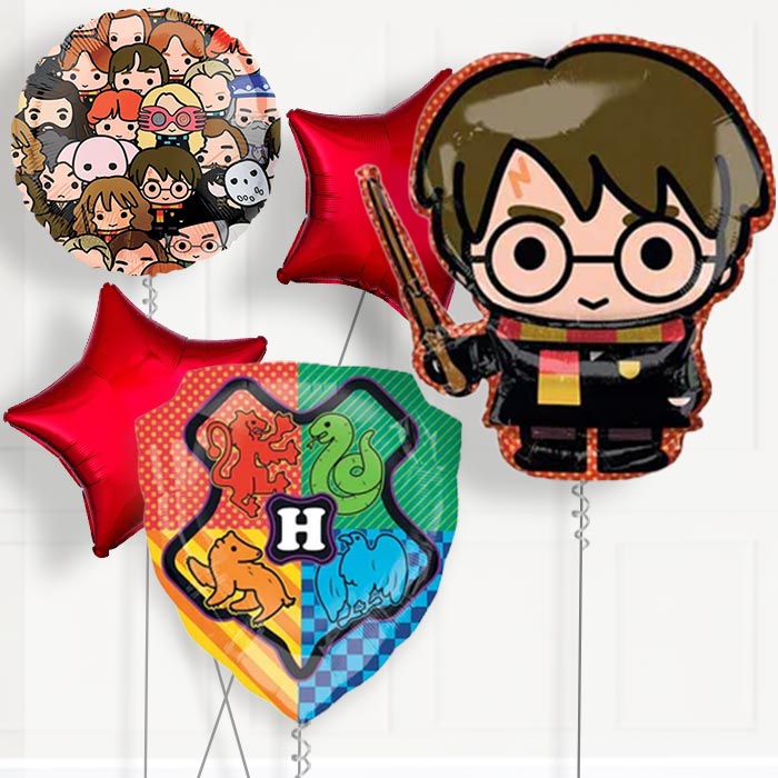 Harry Potter Deluxe Helium Balloon Package - Deluxe Helium Balloon Package | Party Save Smile