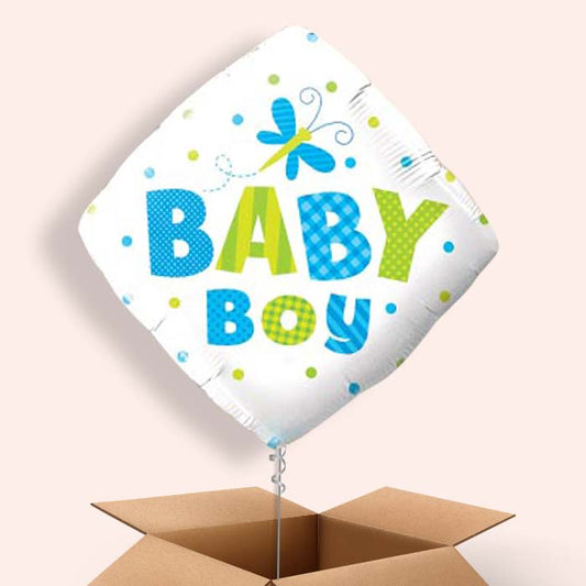 Baby Boy Balloons Delivered (Dragonfly)