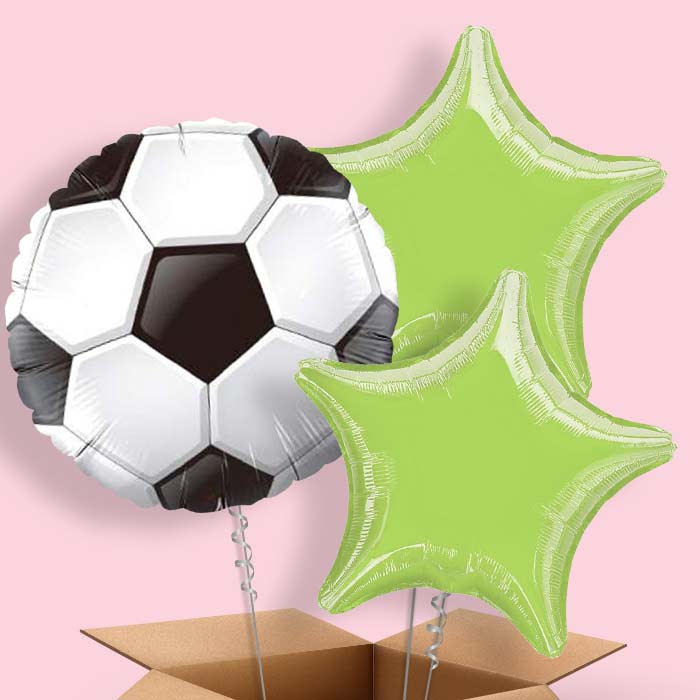 Football Foil Balloons in a Box