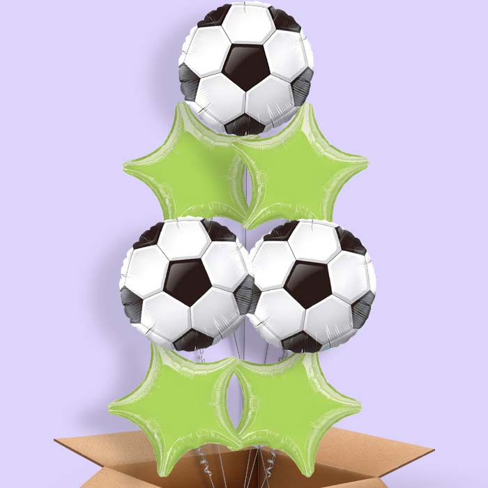 Football Foil Balloons in a Box