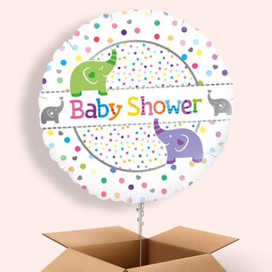 Baby Shower Balloon Boxes (Elephant)