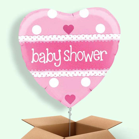 Pink Baby Shower Balloons Delivered Inflated