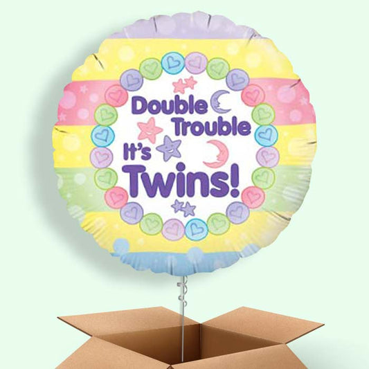 Twins Balloons in a Box