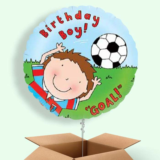 Football Birthday Boy Balloons Delivered