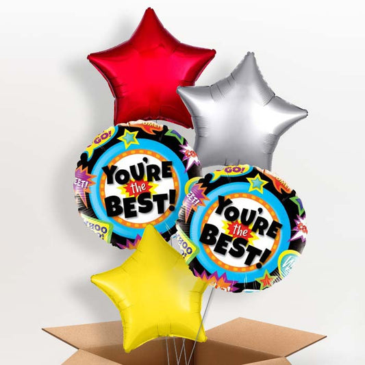 You're the Best Helium Balloon in a Box - 5 Balloon | Party Save Smile