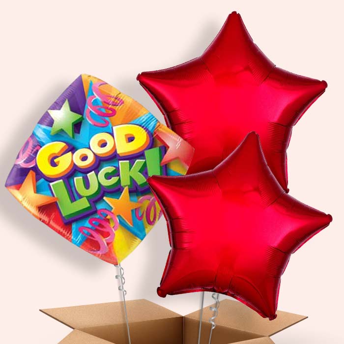 Good Luck Balloons in a Box (Diamond)