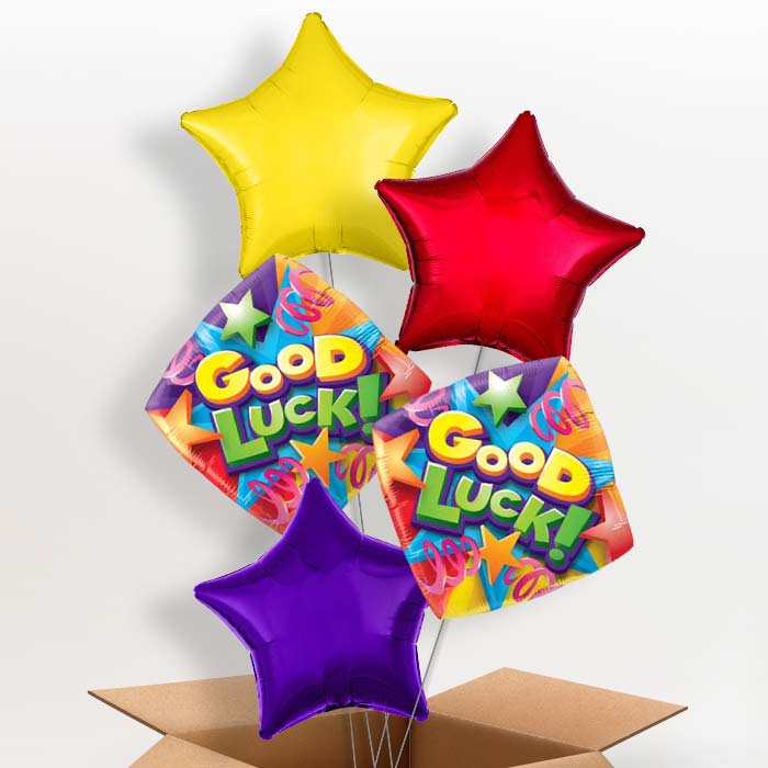 Good Luck Balloons in a Box (Diamond)