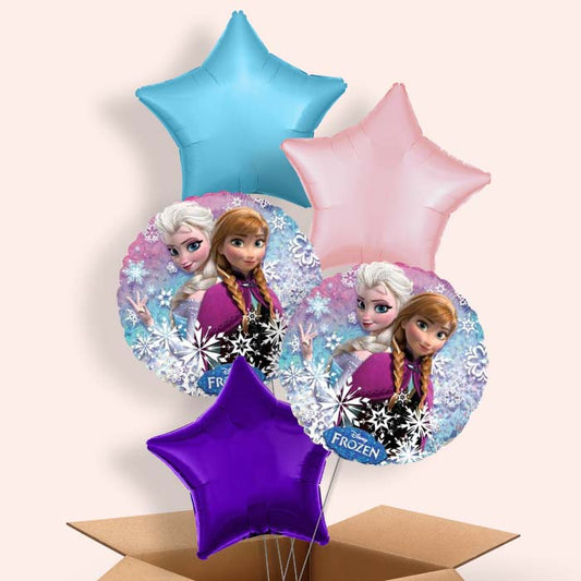 Frozen Snowflake Helium Balloon in a Box - 5 Balloon | Party Save Smile