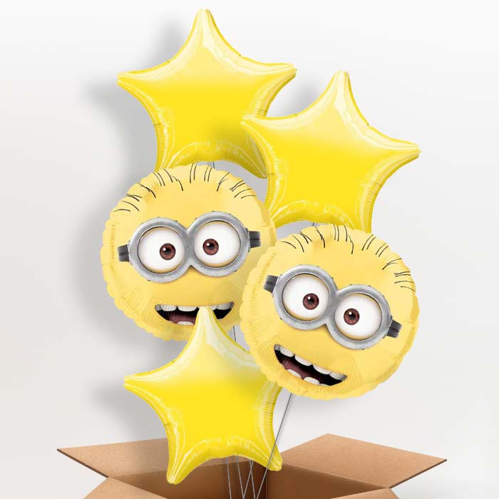 Minion Balloons in a Box (Face)