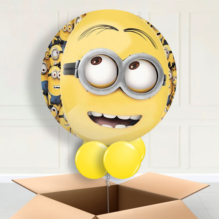 Minions Orbz Helium Balloon In a Box - Orbz Balloon | Party Save Smile