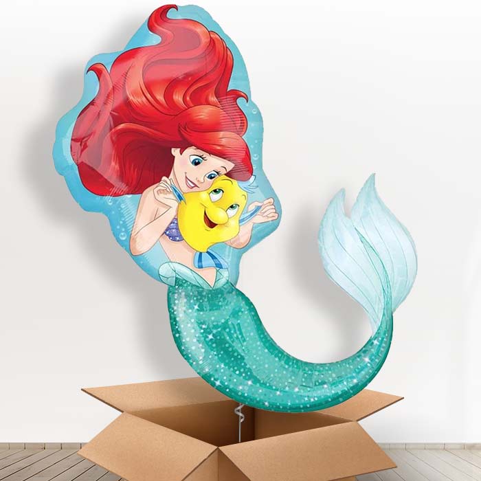 Giant Ariel Shaped Helium Balloon in a Box