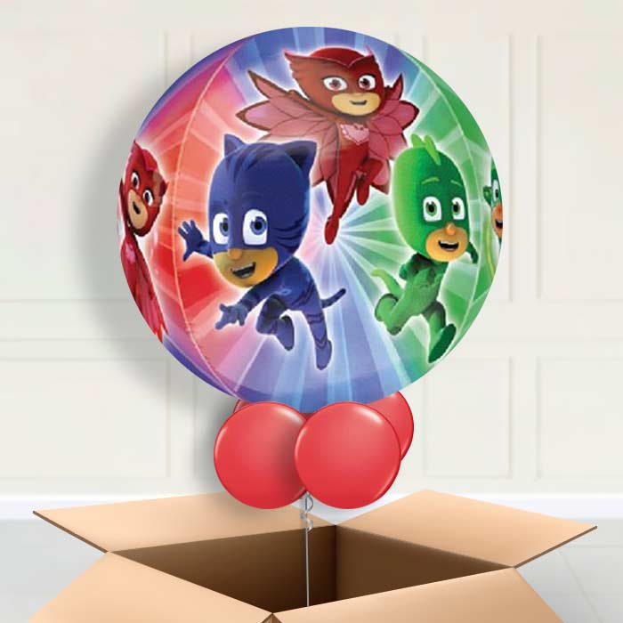 PJ Masks Orbz | Sphere Helium Balloon in a Box - Orbz Balloon | Party Save Smile