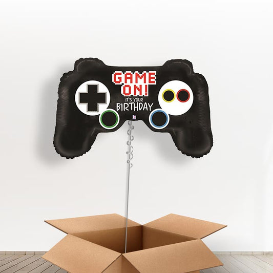 Gaming Controller Balloon Delivered in a Box