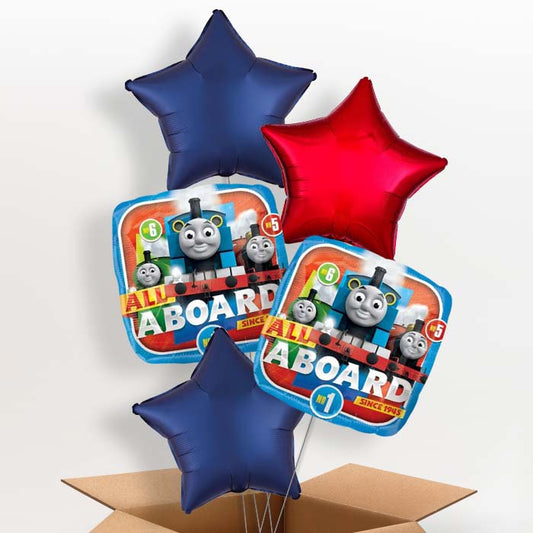Thomas & Friends All Aboard Helium Balloon in a Box - 5 Balloon | Party Save Smile