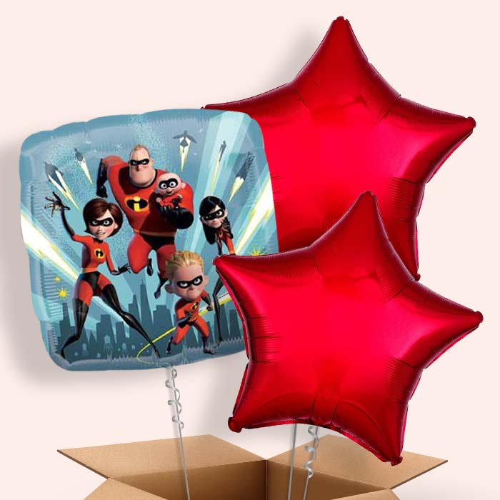 Incredibles 2 Helium Balloon in a Box - 3 Balloon | Party Save Smile