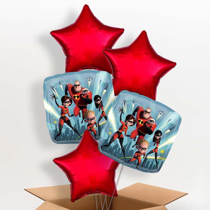 Incredibles 2 Helium Balloon in a Box - 5 Balloon | Party Save Smile