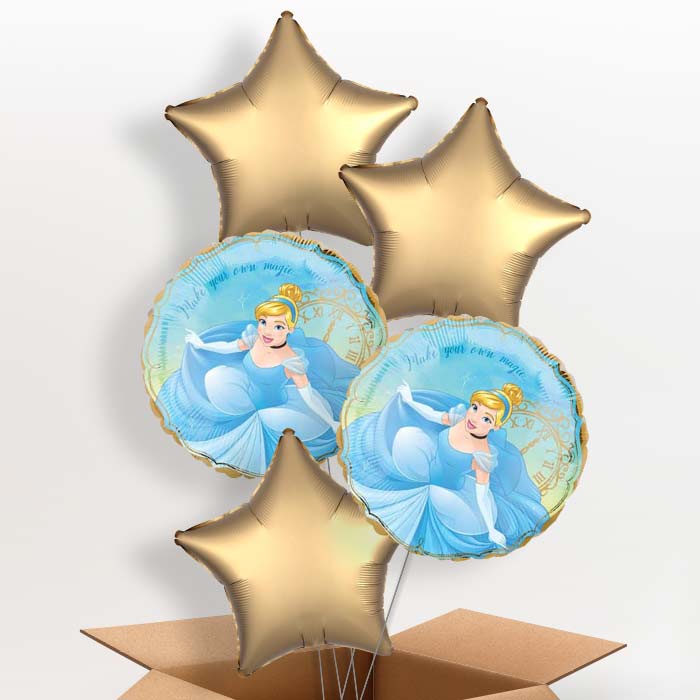 Cinderella Helium Balloon in a Box - 5 Balloon | Party Save Smile