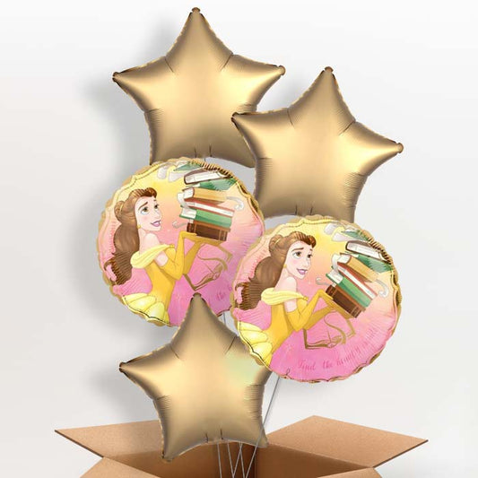 Princess Belle Helium Balloon in a Box - 5 Balloon | Party Save Smile