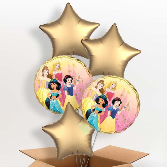 Disney Princess Helium Balloons Delivered - 5 Balloon | Party Save Smile