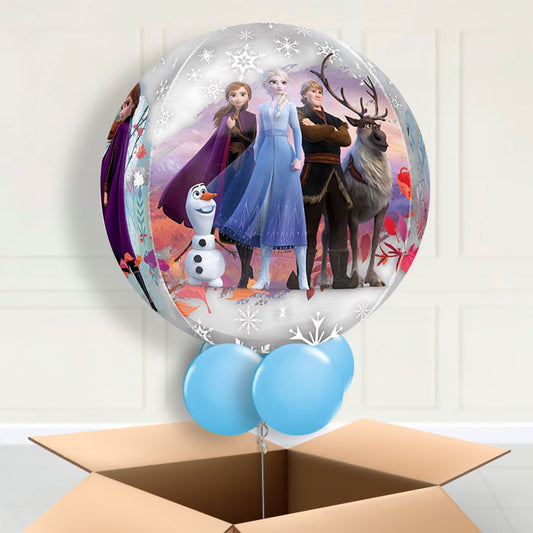 Frozen 2 Orb Helium Balloons in a Box Gift - Orbz Balloon | Party Save Smile