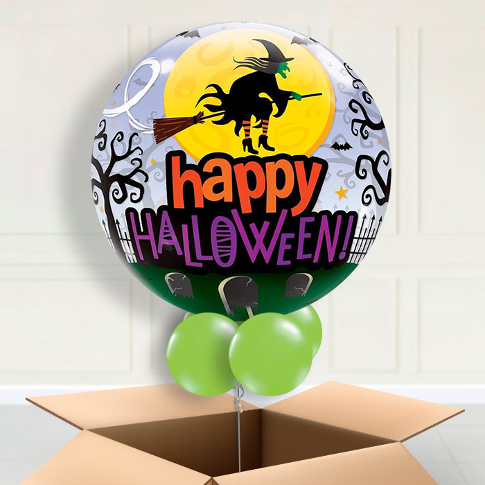 Witch Halloween Bubble Balloon in a Box - Bubble Balloon | Party Save Smile