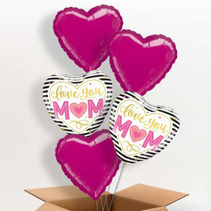 Love You Mum Helium Balloon in a Box