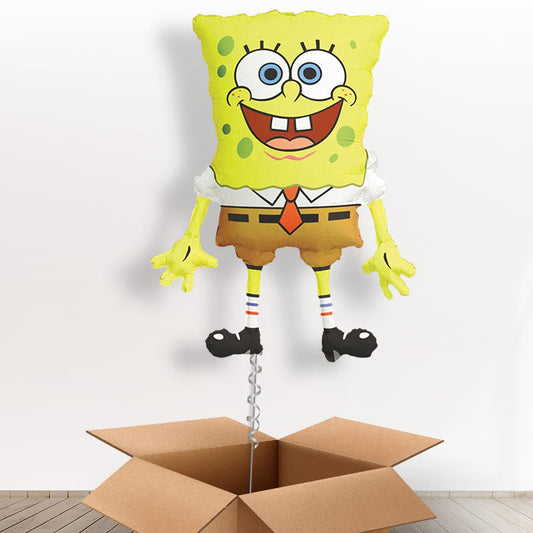 Giant Spongebob Helium Balloon in a Box - Giant Balloon | Party Save Smile