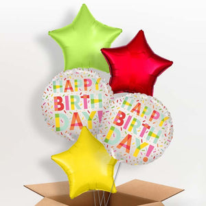 Sprinkles Donut Helium Balloon in a Box