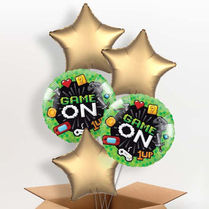 Game On Helium Balloon in a Box