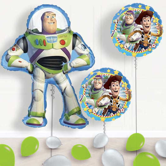 Giant Buzz Lightyear Shaped Balloon Package Delivered - Balloon Package | Party Save Smile